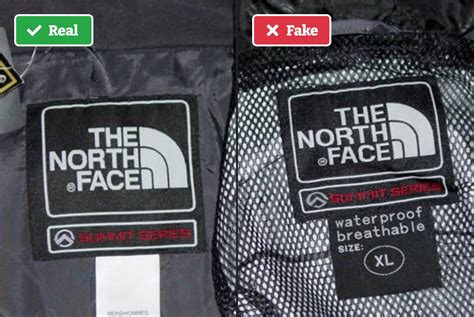 how to tell if northface is real or fake bag|how to spot the north face.